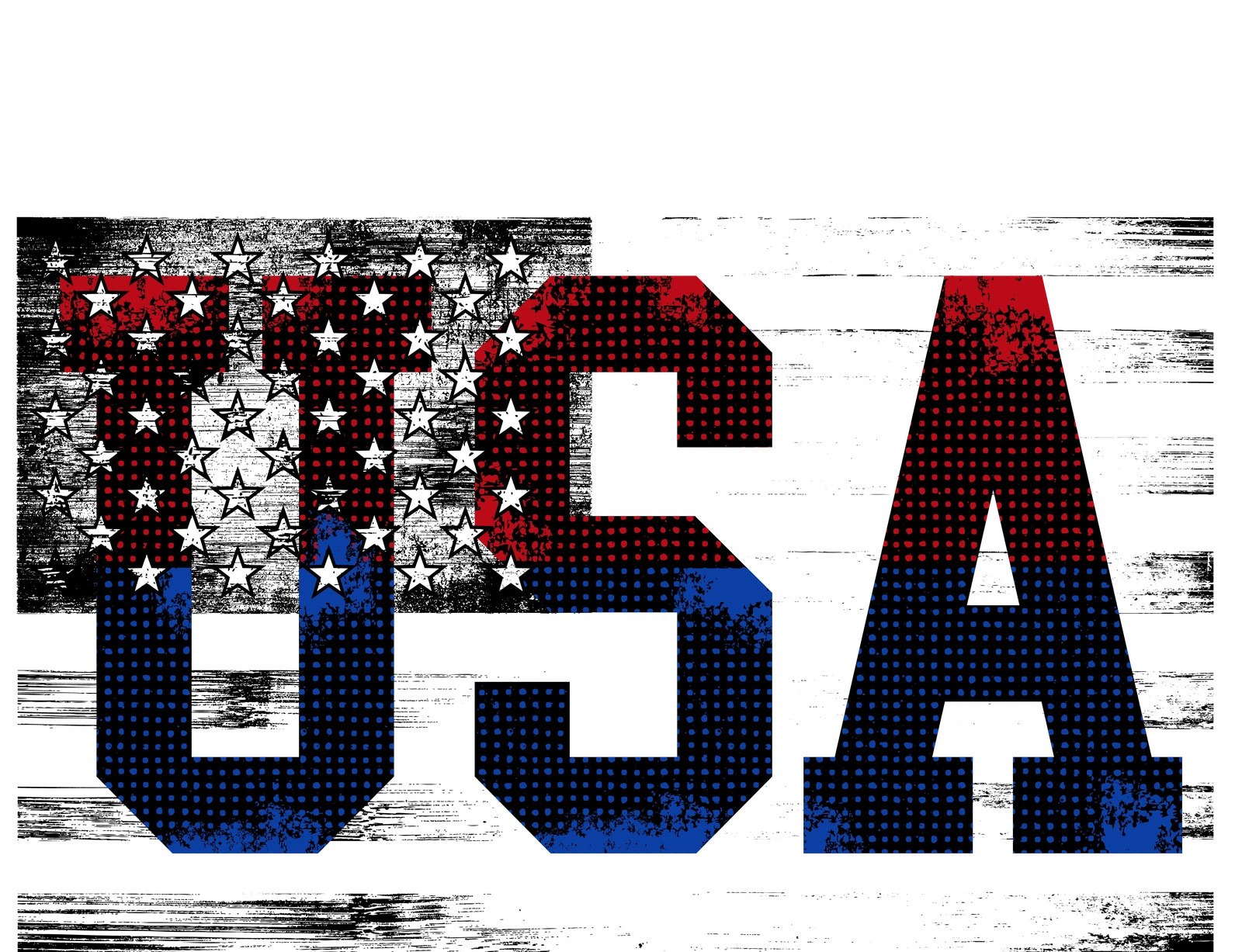 Happy 250 – USA Gradient Flag artwork