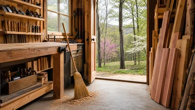 Spring woodshop cleanup that makes weekend projects easier | LOZ Woodworking