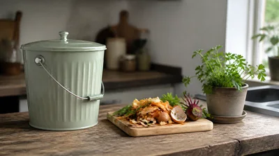 How to start a kitchen compost bucket without overthinking it | LOZ Woodworking