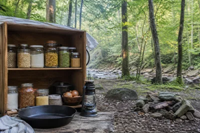 Simple ways to prepare a campsite pantry for summer