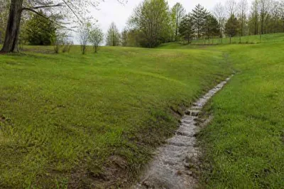 Rural property drainage check before building