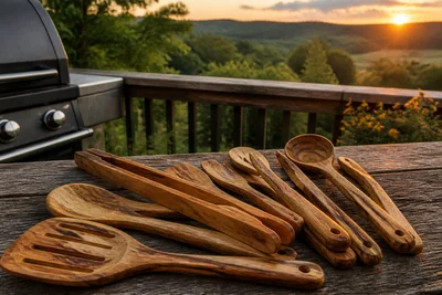 Simple outdoor cooking tools worth making from wood
