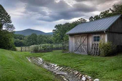 Rural property inspection before fall storm season