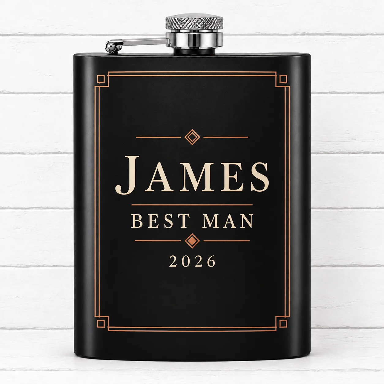 Personalized Hip Flask sample