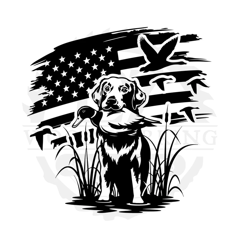 Patriot Retriever Flight SVG design
