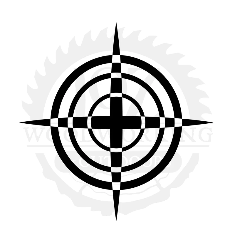 Compass Crosshair SVG design