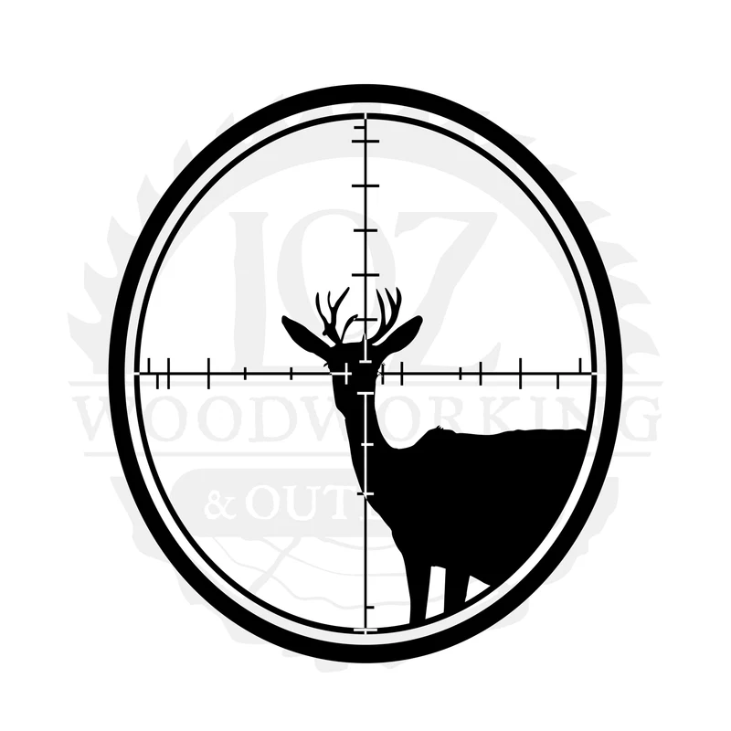 Whitetail Scope Target SVG design