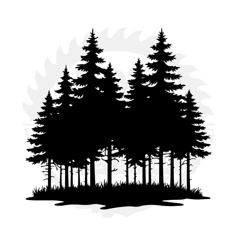 Evergreen Stand SVG design