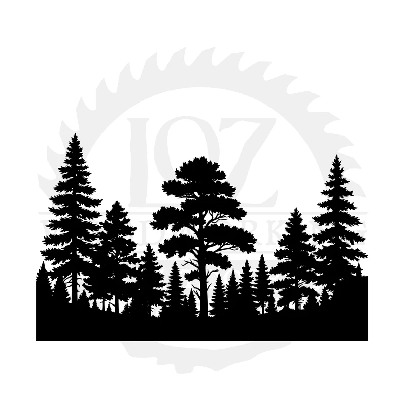 Pine Mountain Horizon SVG design