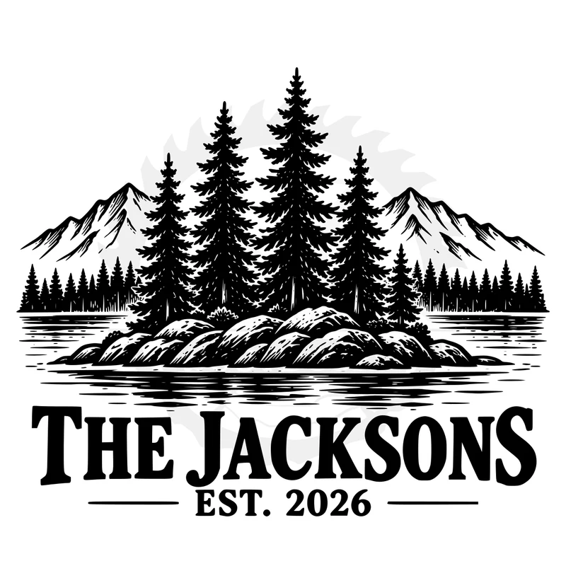 The Jacksons: Established 2026 SVG design