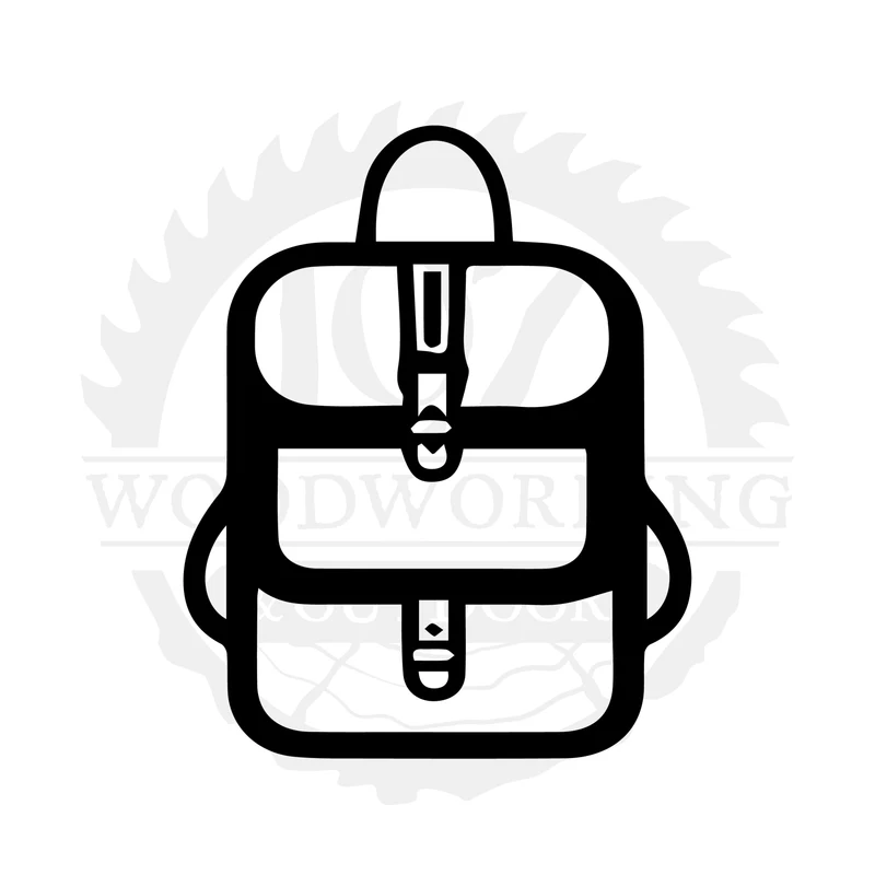 Flap-Top Trail Pack SVG design