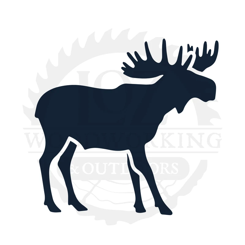 Moose Silhouette SVG design