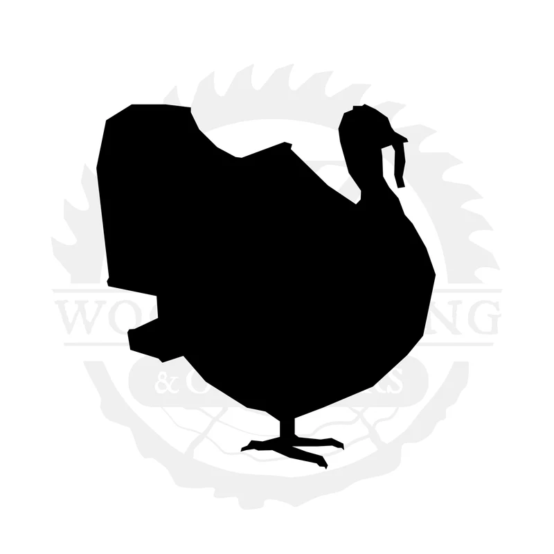 Turkey Silhouette SVG design