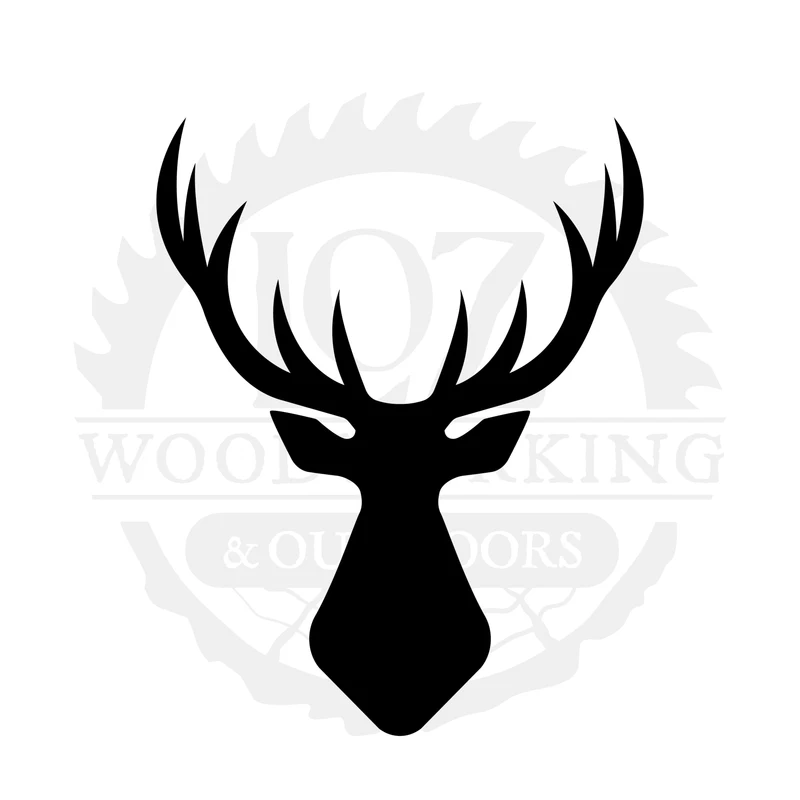 Solid Whitetail Head SVG design