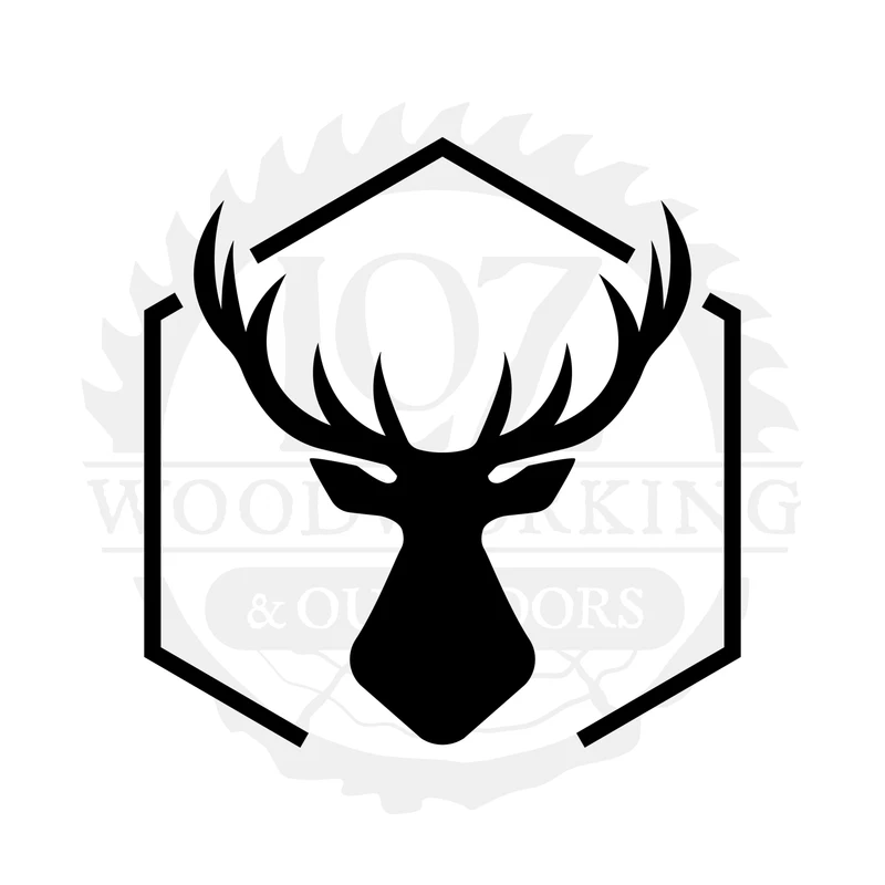 Hex Solid Whitetail SVG design