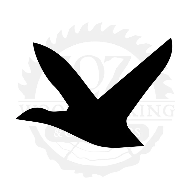 Duck Flight Silhouette SVG design