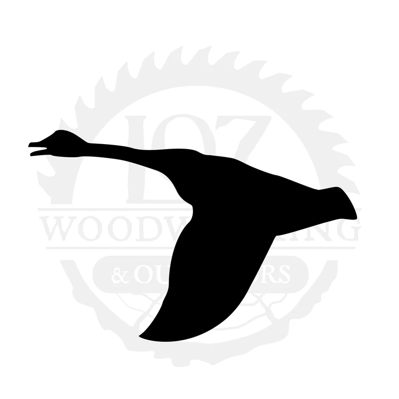 Goose Flight Silhouette SVG design