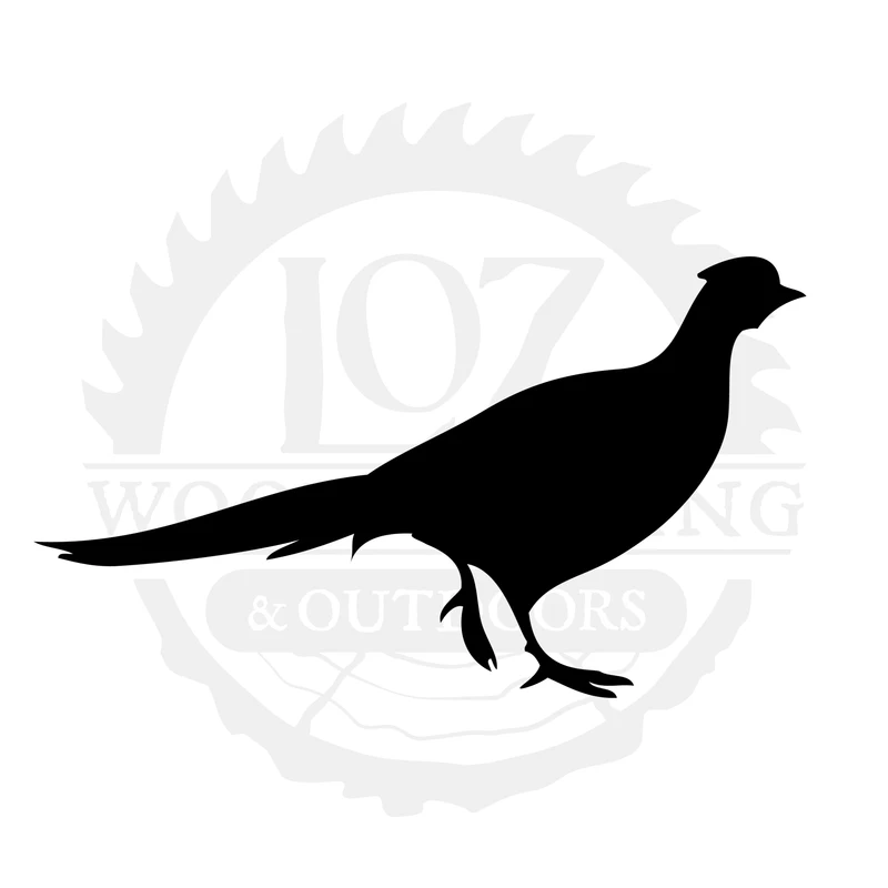Pheasant Silhouette SVG design
