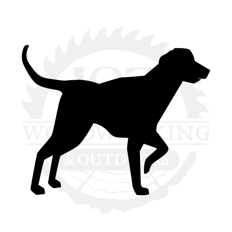 Hunting Dog Profile SVG design