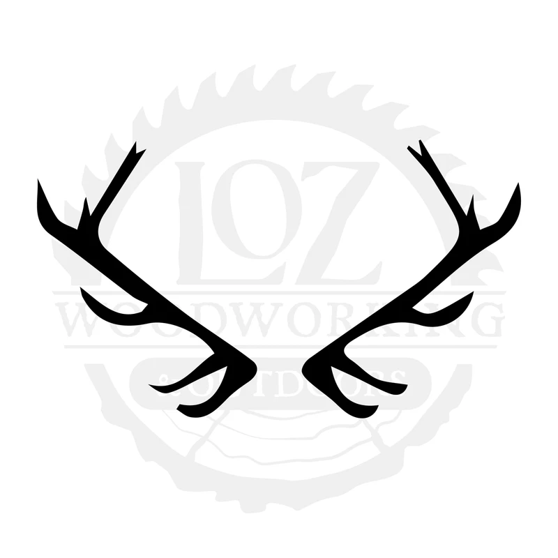 Antler Pair Two SVG design