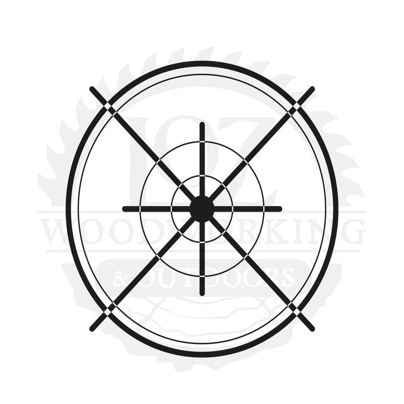 Crosshair and Arrows SVG design