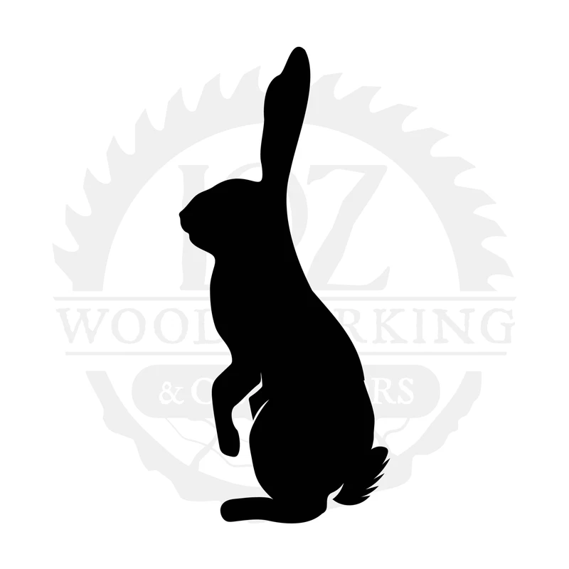 Standing Rabbit SVG design