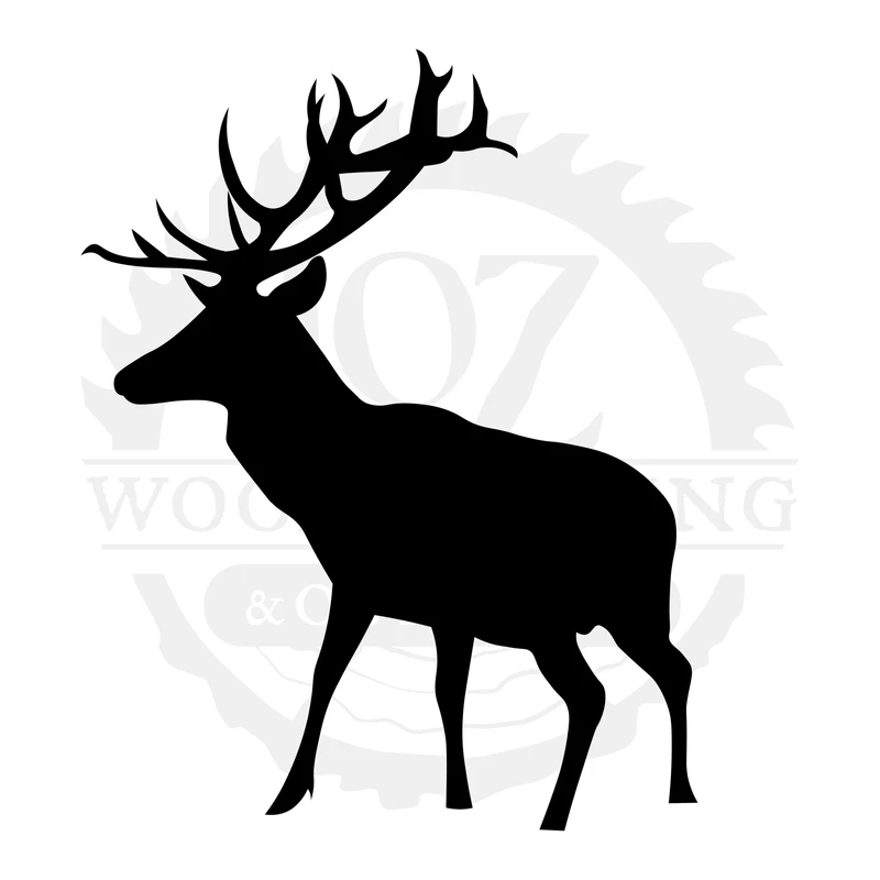 Whitetail Profile SVG design