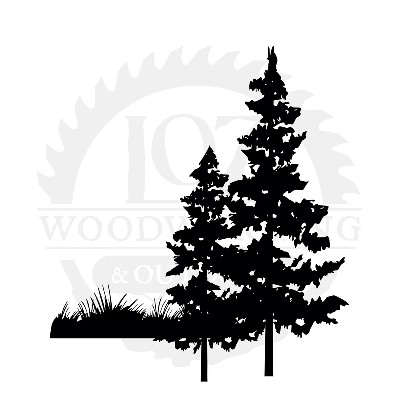 Pine Horizon SVG design