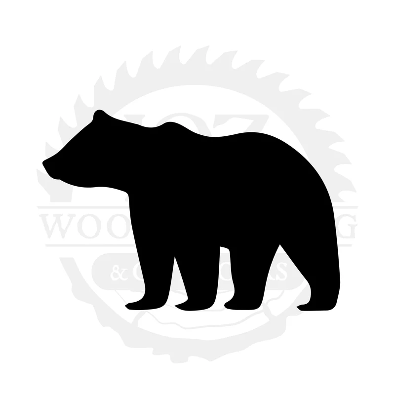 Bear Profile SVG design