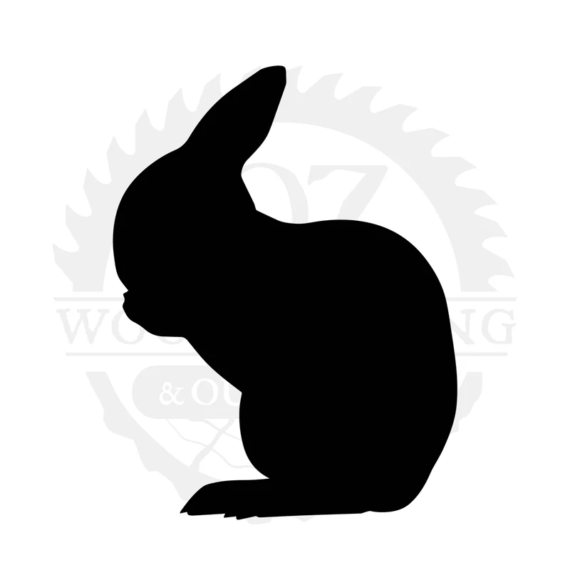 Rabbit Profile Two SVG design