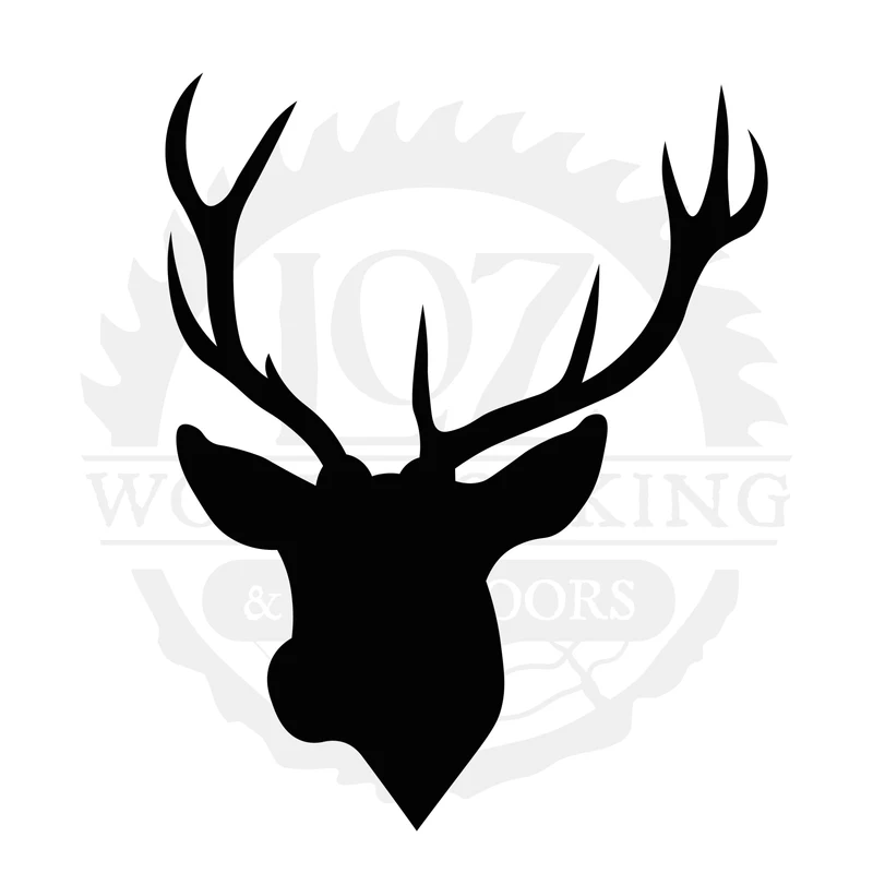 Whitetail Face Two SVG design