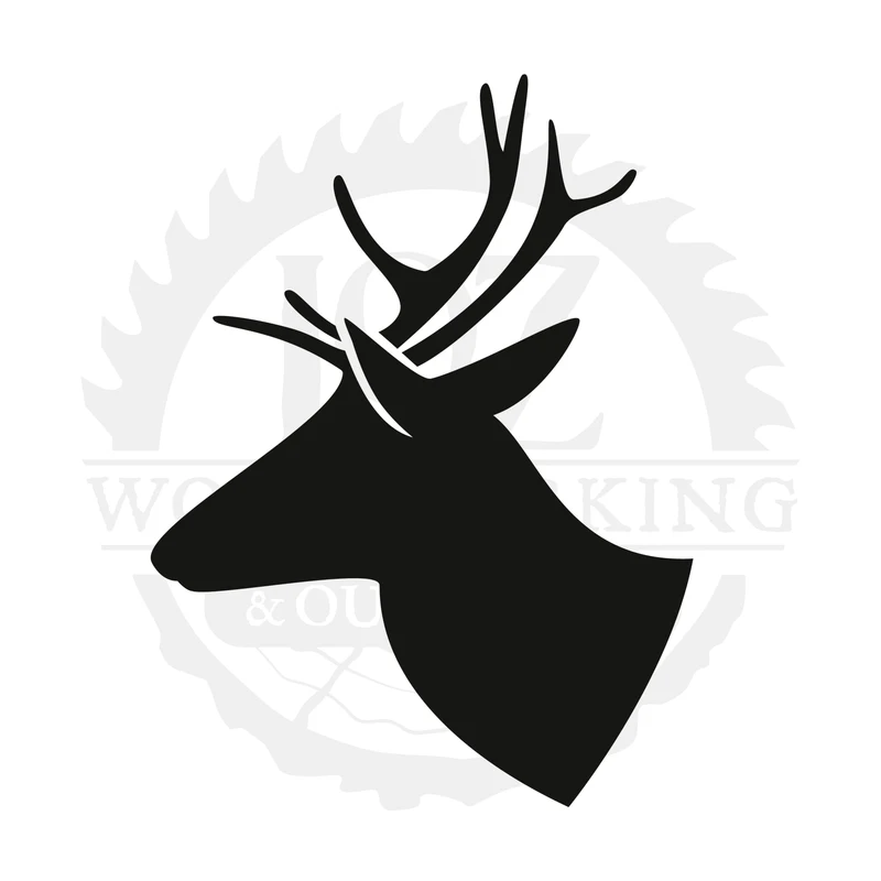 Whitetail Head Profile SVG design