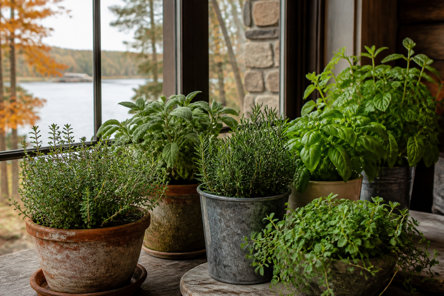 Person-free Lake of the Ozarks seasonal editorial scene