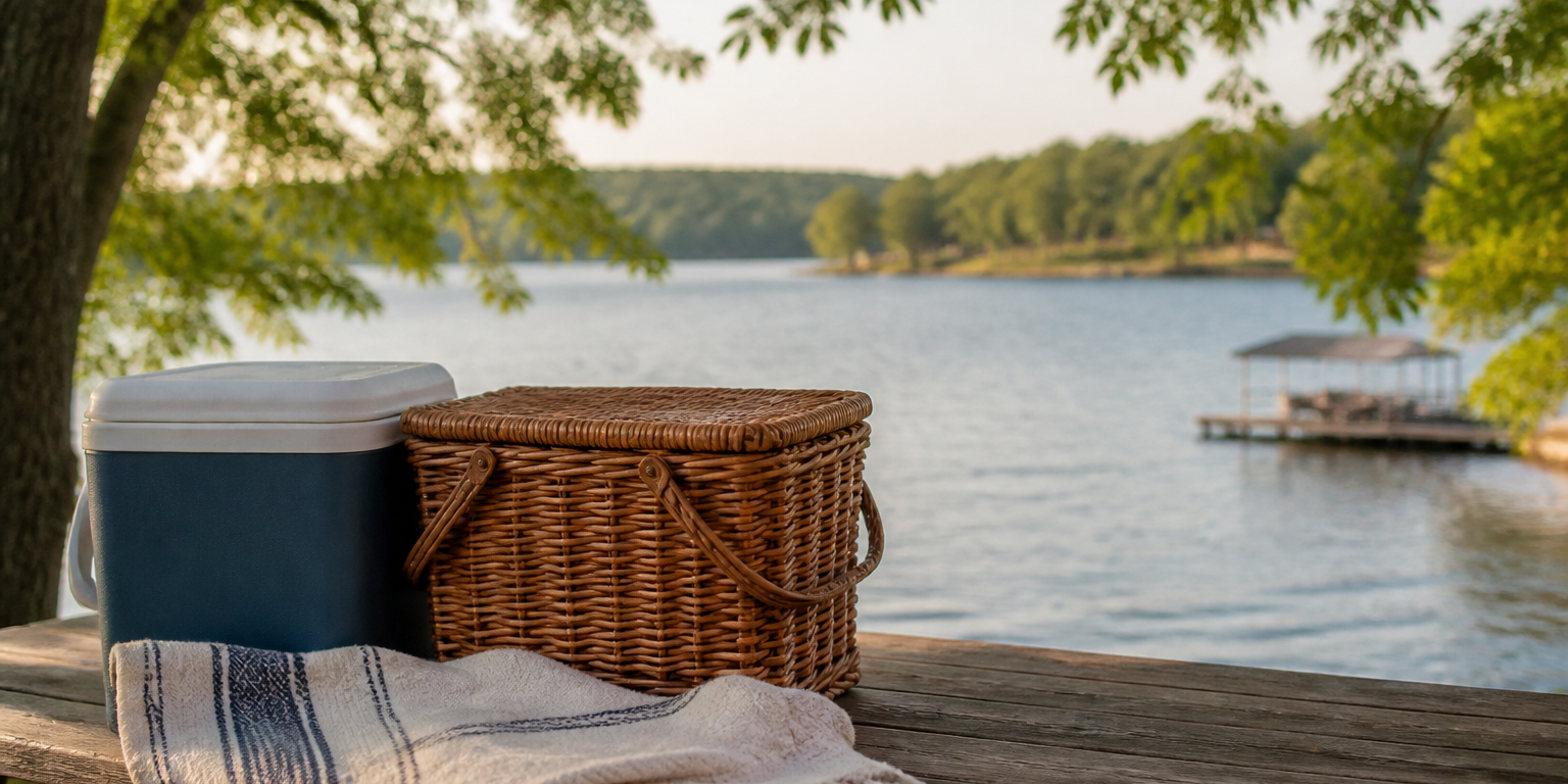 Person-free Lake of the Ozarks natural living and outdoor scene