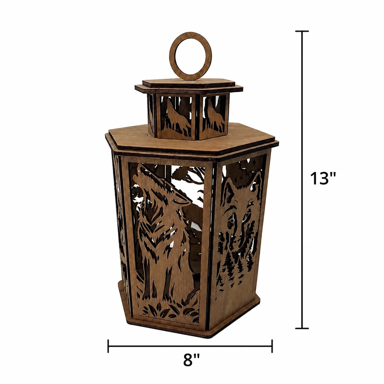 Laser Cut Wood Lanterns