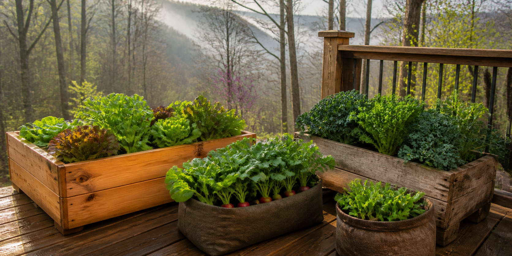 Cool-season vegetables that work well in containers | LOZ Woodworking