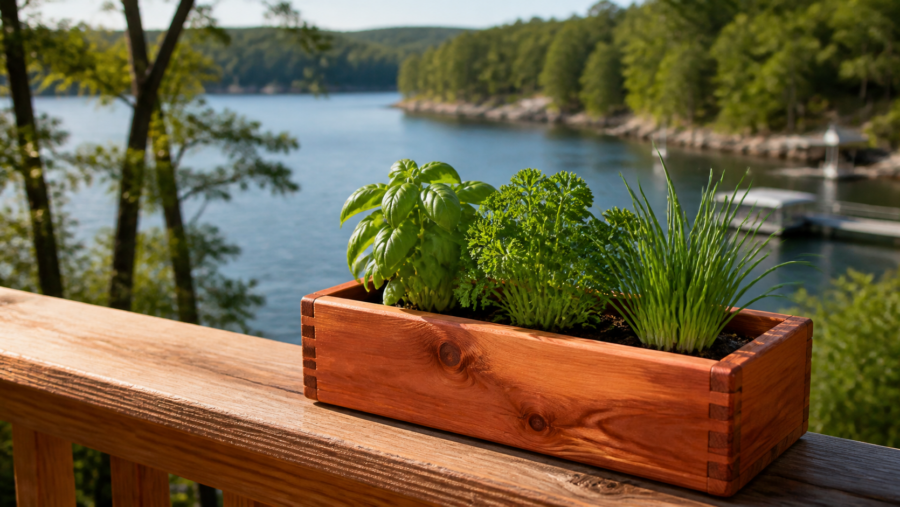 How to build a compact herb planter for a sunny deck | LOZ Woodworking