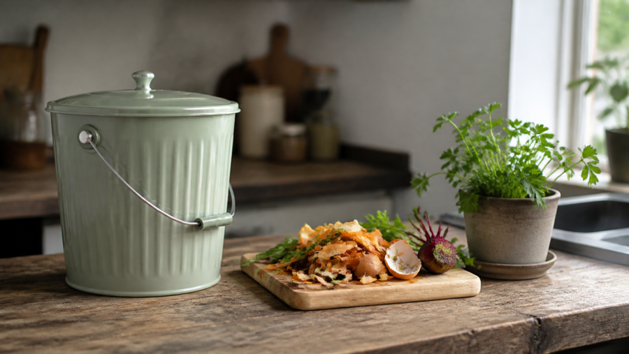 How to start a kitchen compost bucket without overthinking it | LOZ Woodworking