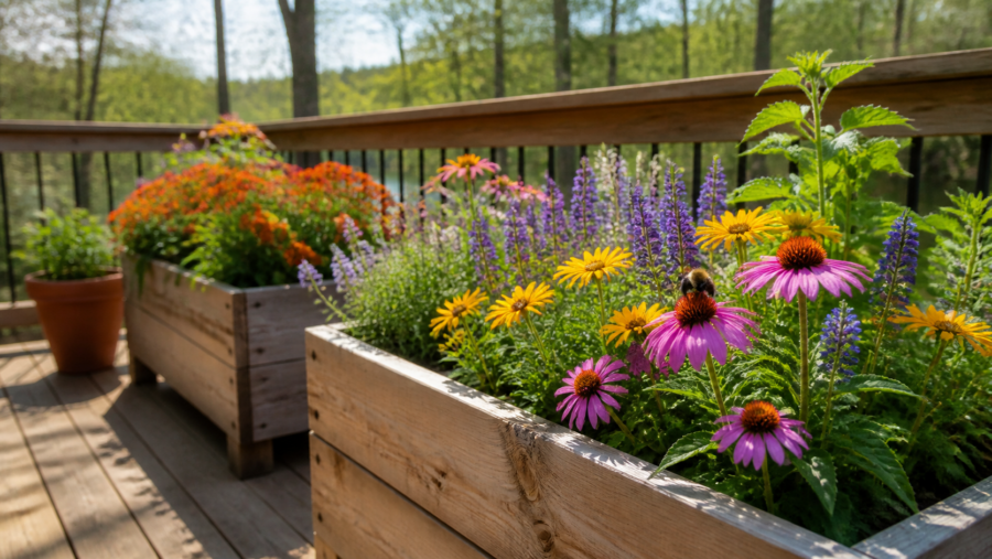 Growing pollinator-friendly flowers in containers Growing pollinator-friendly flowers in containers | LOZ Woodworking