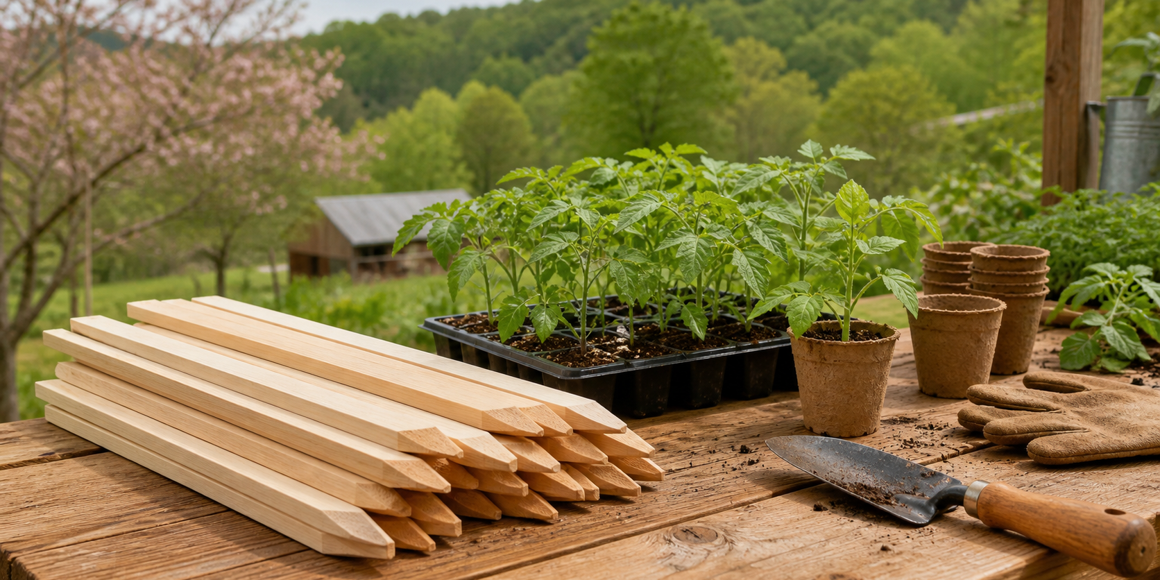 A beginner DIY guide to wooden garden stakes A beginner DIY guide to wooden garden stakes | LOZ Woodworking