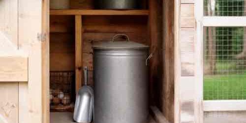 How Do You Keep Feed Dry and Away From Rodents? Sealed dry poultry feed storage container