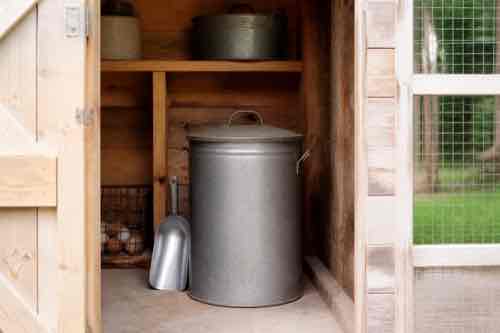 How Do You Keep Feed Dry and Away From Rodents? Sealed dry poultry feed storage container