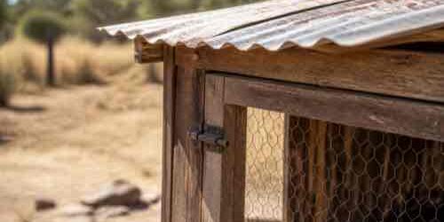 What Should You Check on a Chicken Coop Before Fall? Late-summer inspection of chicken coop roof and latch