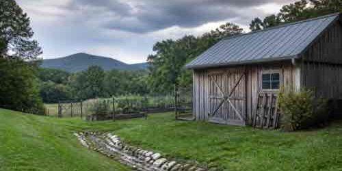 Rural property inspection before fall storm season